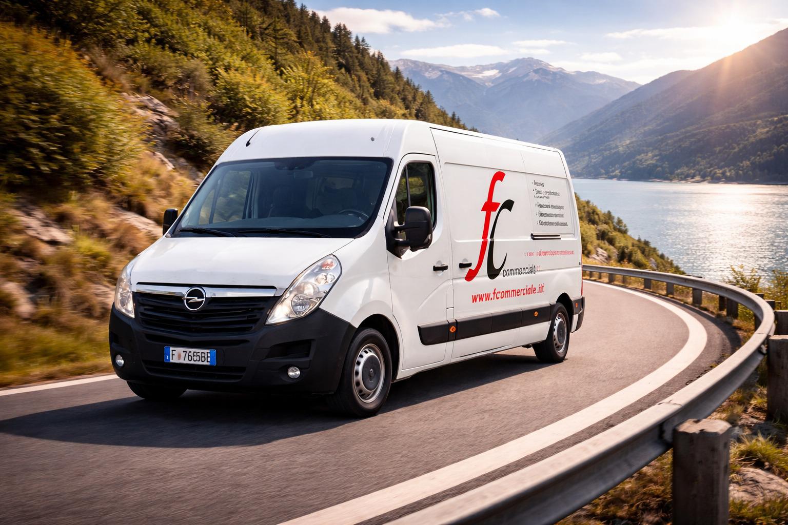 Mezzo aziendale FC Commerciale per consegne e supporto alle aziende